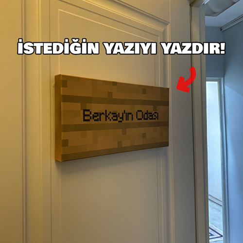 Kişiye Özel Yazılı Tabela