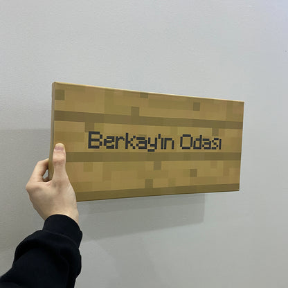 Kişiye Özel Yazılı Tabela