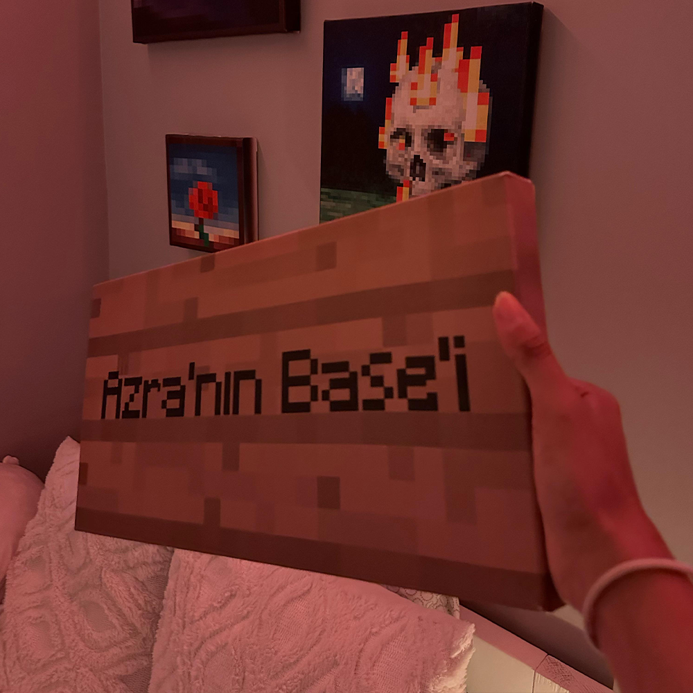 Kişiye Özel Yazılı Tabela